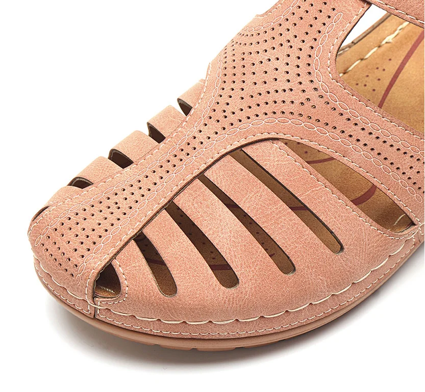 

Loveontop Summer Women Slippers Rome Retro Three-color Casual Shoes Thick Bottom Open Toe Sandals Slip On Slides