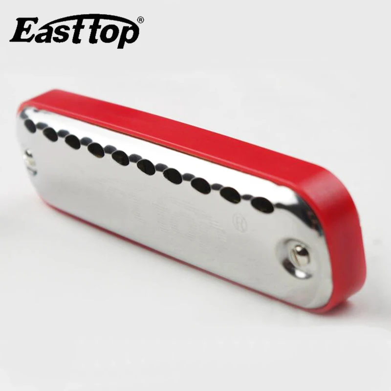 Высокое качество EASTTOP T10-1 10 отверстий Blues Овальный губная гармоника для игры(ключ C