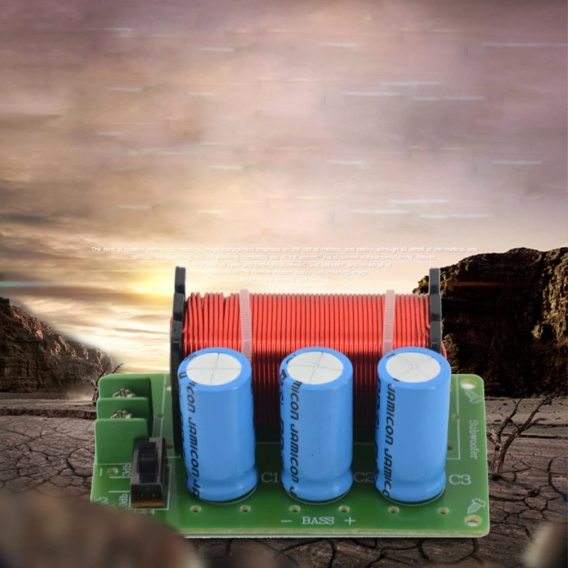 200 Вт чистый бас динамик кроссовер 1 способ делитель частоты для 5 10 дюймов