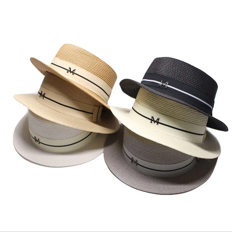 Новинка Простые сандалии на плоской подошве Топ белая шляпа элегантные модные