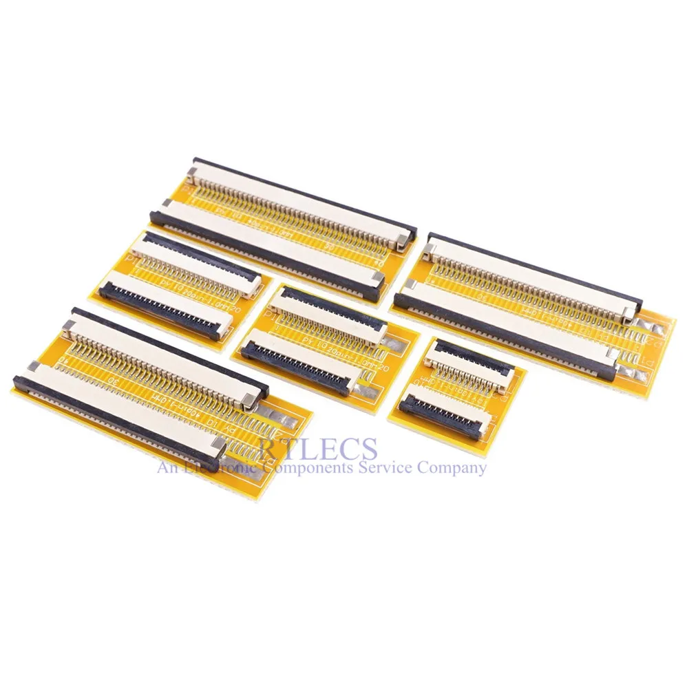 Гибкий плоский кабель 10 шт. модная плата 1 0 мм шаг 4 5 6 7 8 9 11 12 13 14 15 16 20 24 30 32 34