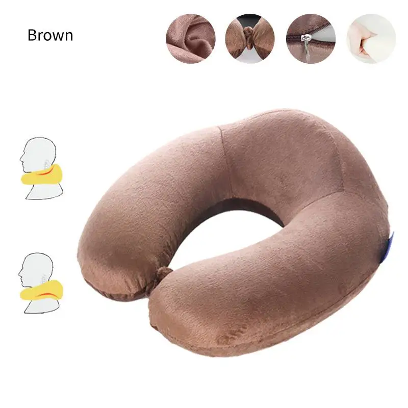 

BEYOND CLOUD Travel Pillow Memory Foam Neck Cervical Pillow for Airplane Car Office Nap Pillows U Shape Flight Head Chin Support