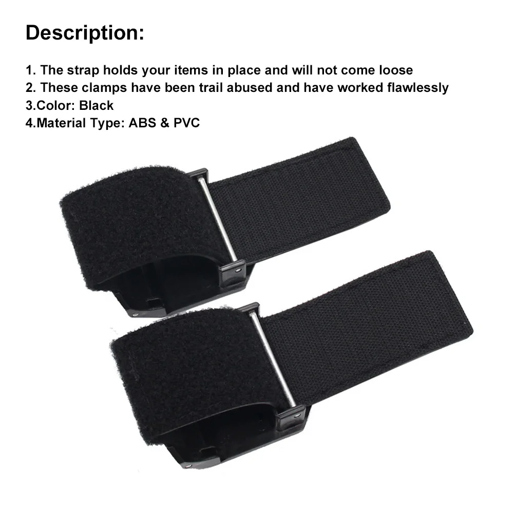 

1Pair UTV Universal Windshield Clamps Mounting Clamp Kit for Polaris RZR Can-Am Maverick x3 1000 Commander Honda Pioneer