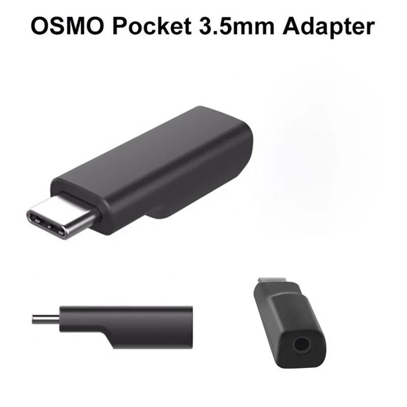 

For DJI Pocket 2/ DJI Osmo Pocket 3.5mm MIC Adapter Supports External 3.5mm Microphone Mic Adapter DJI Osmo Pocket Accessories