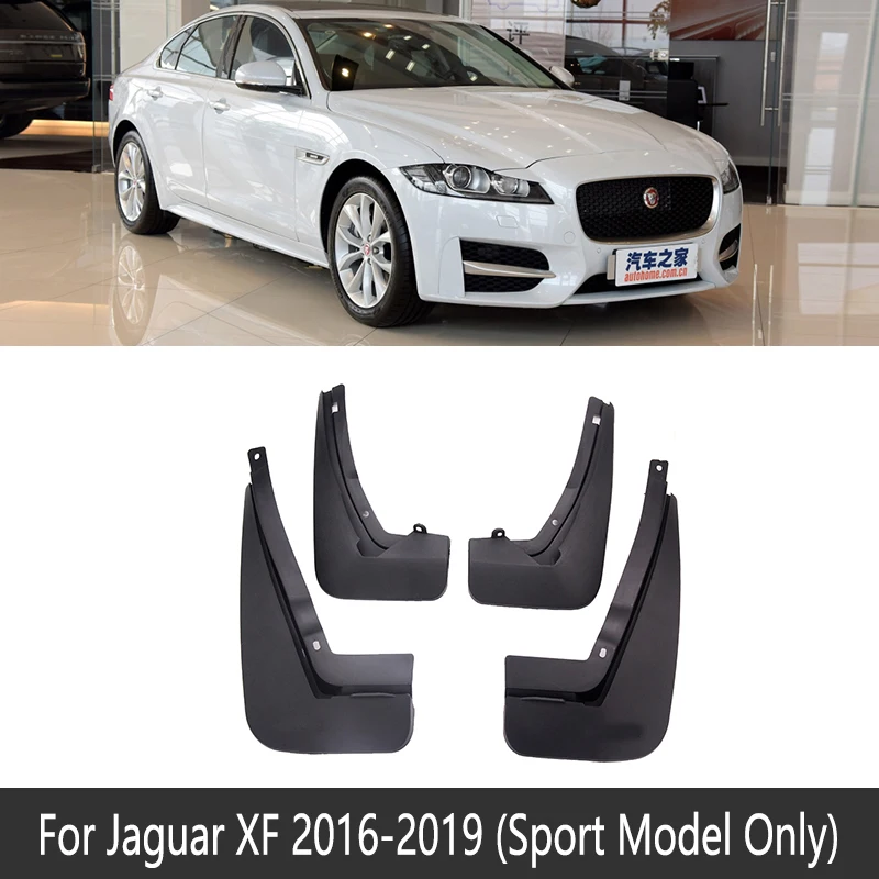 Sport Model Only 4 шт. спереди и сзади Брызговики автомобильные для Jaguar XF X260 260~ крыло брызговик гвардии закрылки аксессуары для брызговиков - Название цвета: Sport Model Only