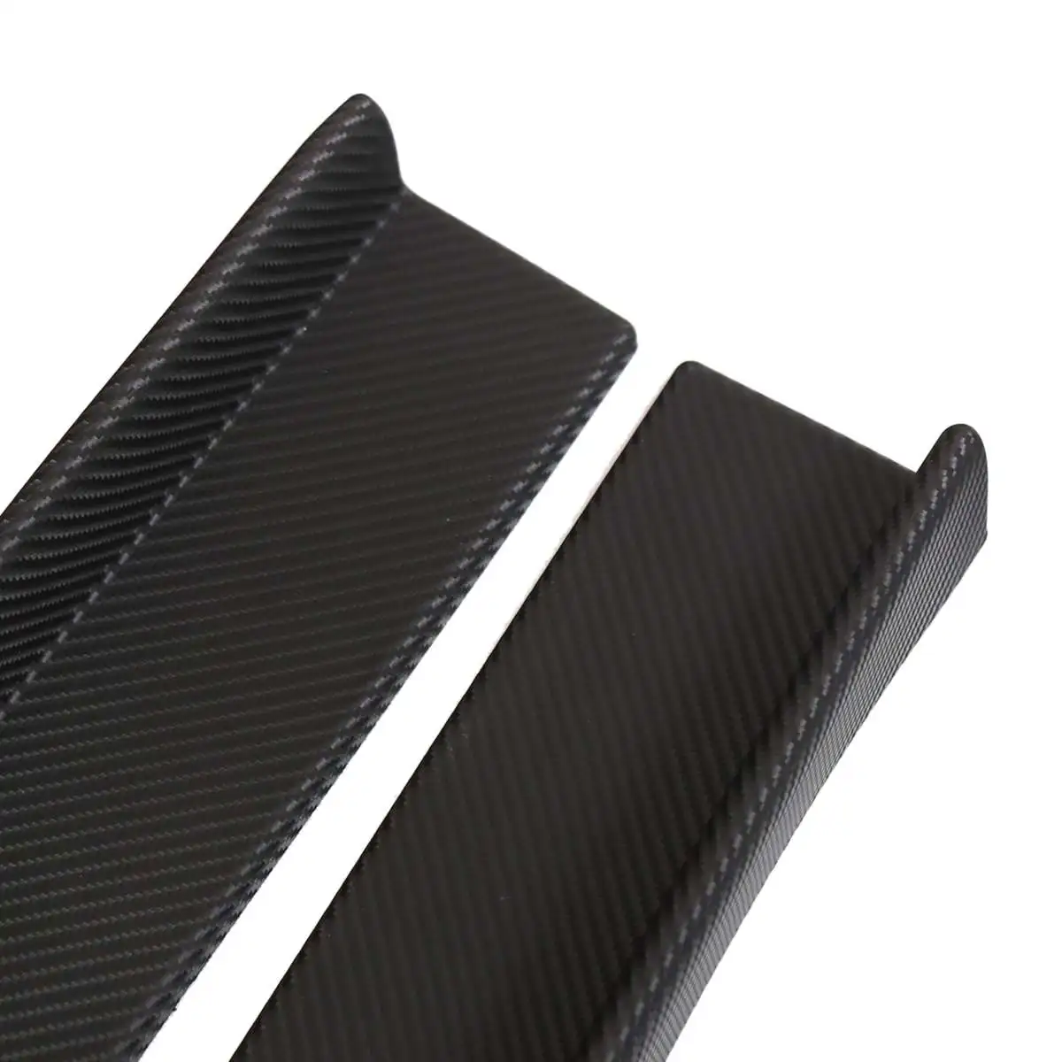 1 пара универсальных автомобильных боковых юбок из углеродного волокна боковая