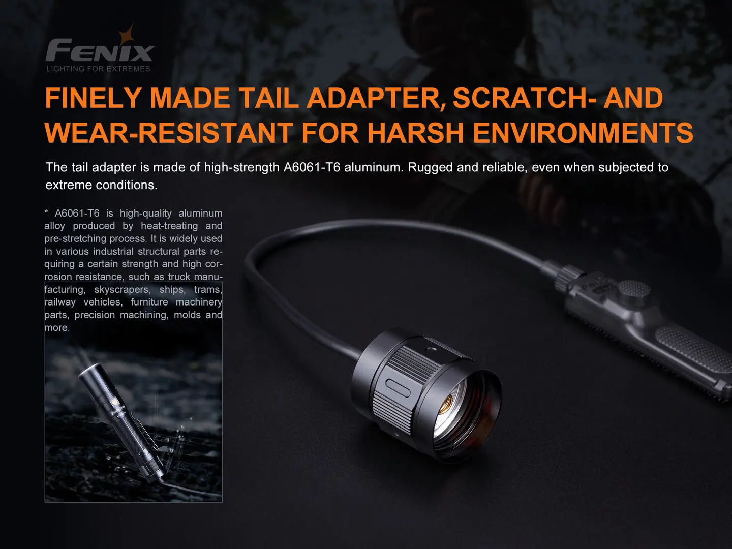 Новый фонарик Fenix подходящий для TK30 TK22 V2.0 UE HT18 21700 тактический дистанционный