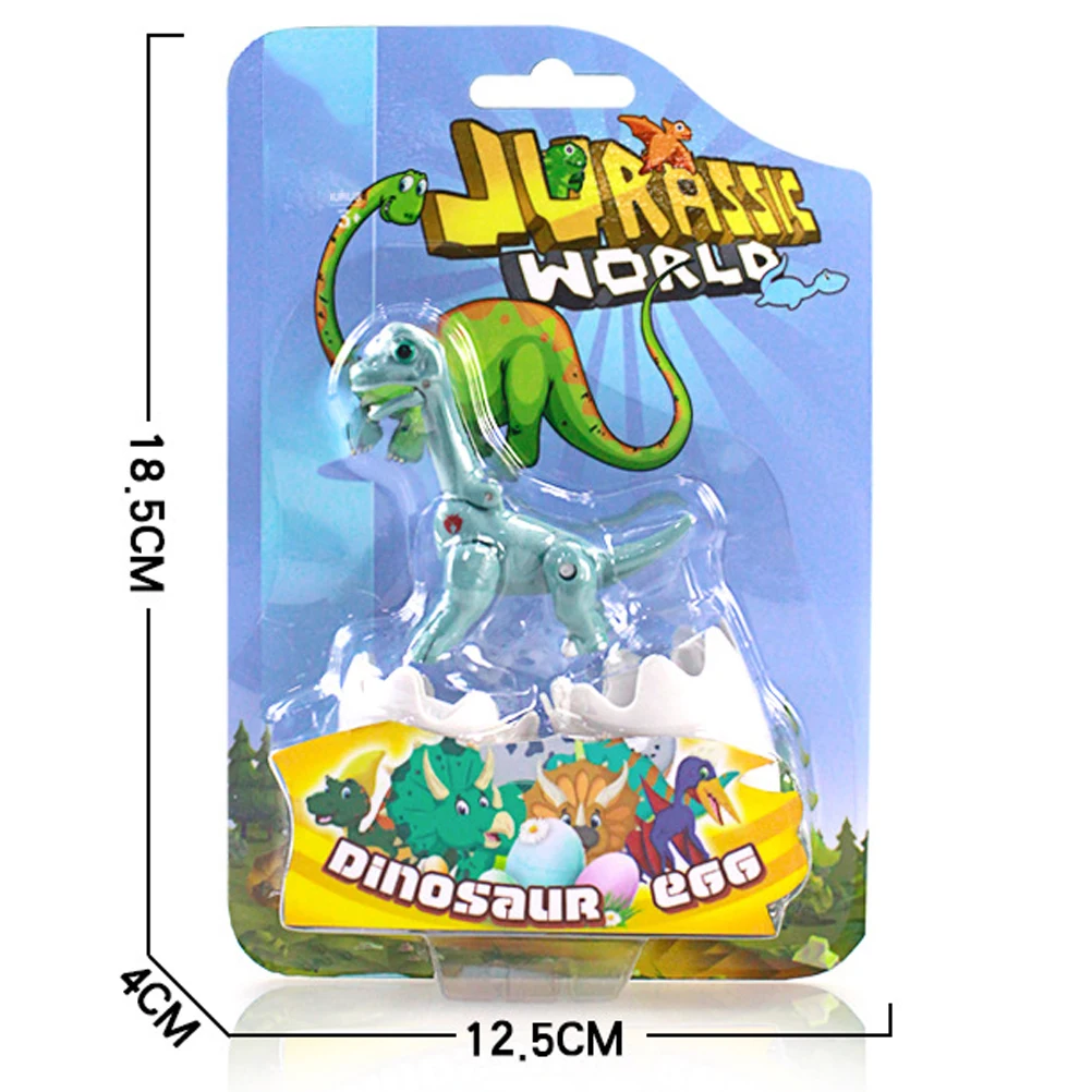 8 шт. в произвольной последовательности Яйца динозавра игрушки деформируется