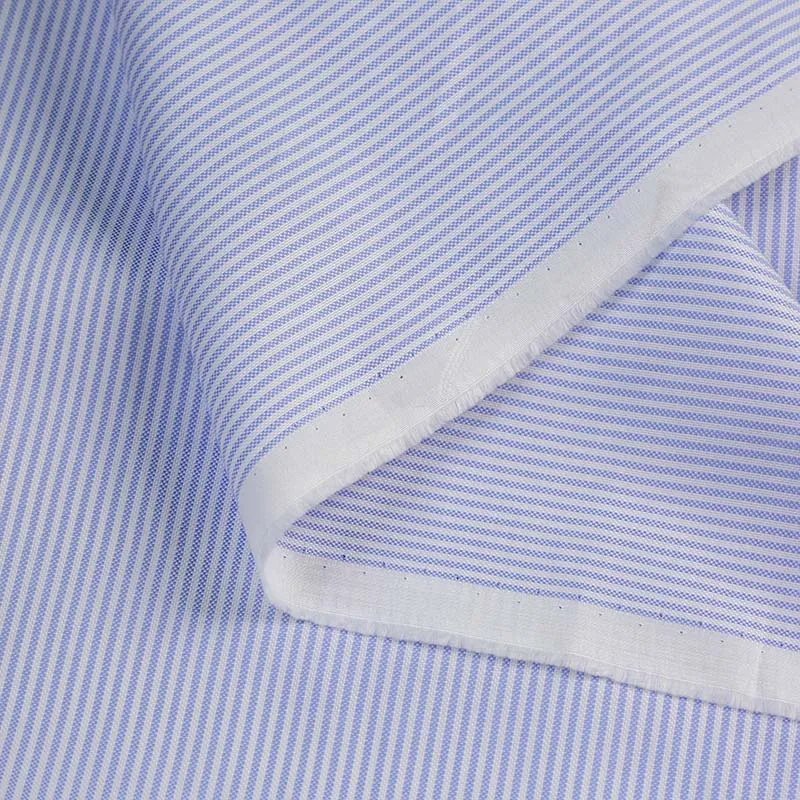 

100 хлопок светильник светло-голубая пряжа, окрашенные полосы, ткань Оксфорд, текстиль, 50*50, плотность пряжи 140*130, вес пряжи г/м2