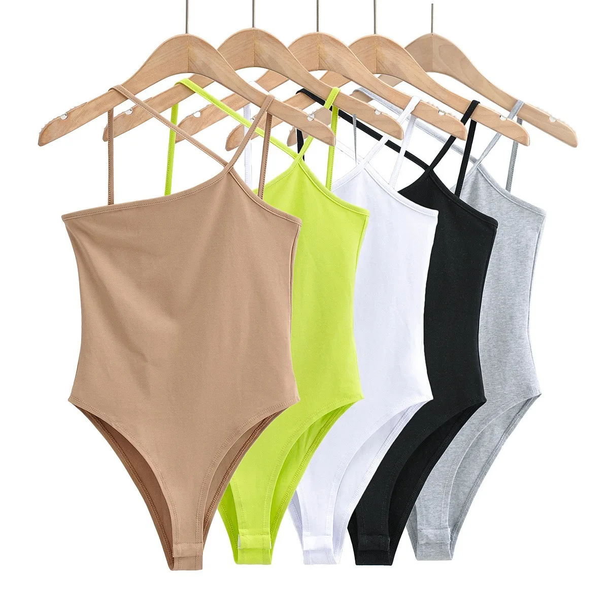 

new women solid color sexy bodysuit push up sleeveless bodycon body suit summer fashion streetwear outfits body AE476
