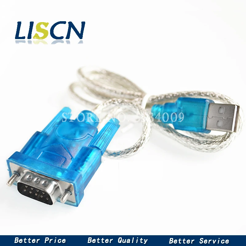 HL 340 USB к RS232 COM порт Последовательный PDA 9 контактный DB9 Кабель адаптер Поддержка