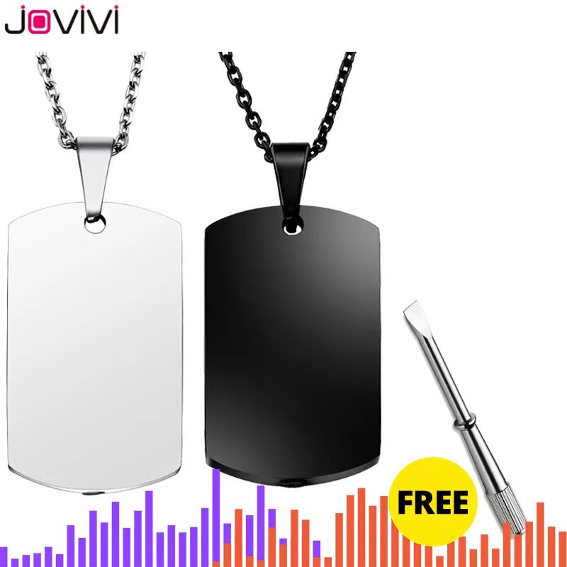 Jovivi новые военные Жетоны для собак из нержавеющей стали подвеска урна на