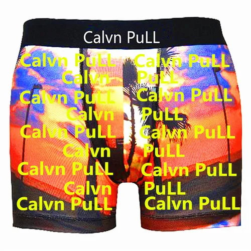 F Новое поступление топы бренд calvn pull пляжное нижнее белье мужские боксеры шорты сексуальные Фламинго взрослые трусы быстросохнущие s m l xl - Цвет: F