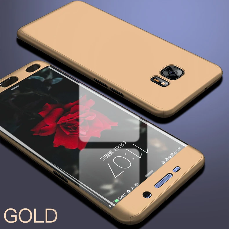 Чехол полностью защищающий телефон для samsung Galaxy Note 5 8 9 S6 S7 край S8 S9 S10 Plus E A6 A7 A8 A9 2018