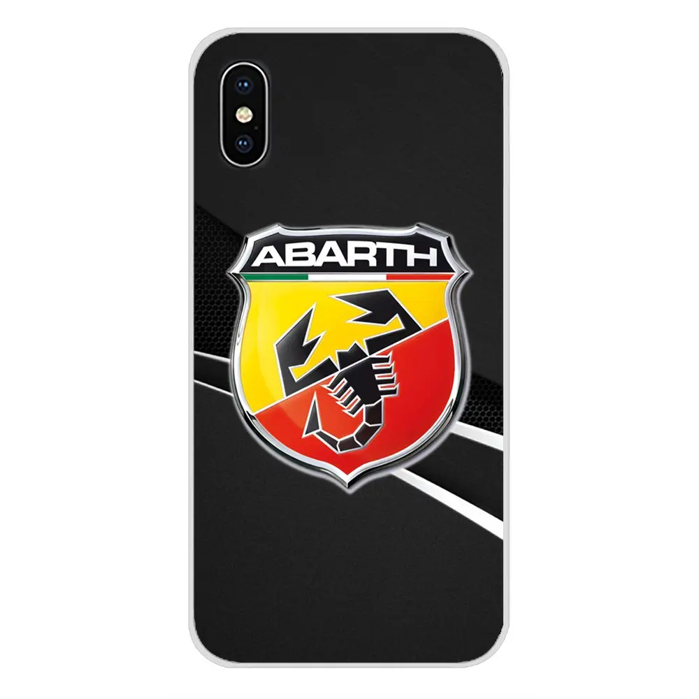 Аксессуары чехлы для телефонов Fiat Abarth логотип Samsung Galaxy S2 S3 S4 S5 Mini S6 S7 Edge S8 S9 S10E Lite Plus