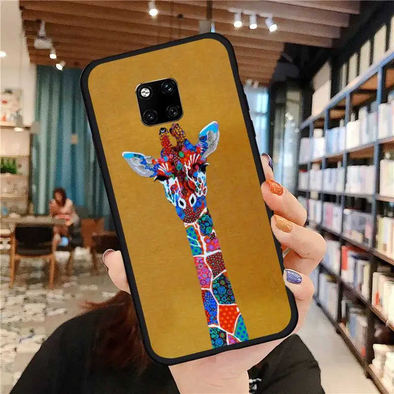 

Animal art tiger lion wolf Phone Case For Huawei Mate 9 10 20 Pro lite 20x nova 3e P10 plus P20 Pro Honor10 lite COVER FUNDA