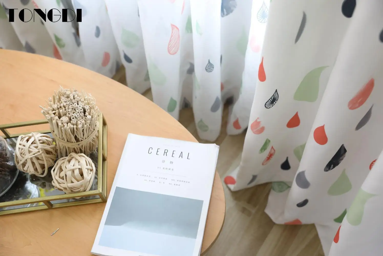 TONGDI Детские затемняющие шторы с принтом элегантные Мультяшные каваи прекрасный