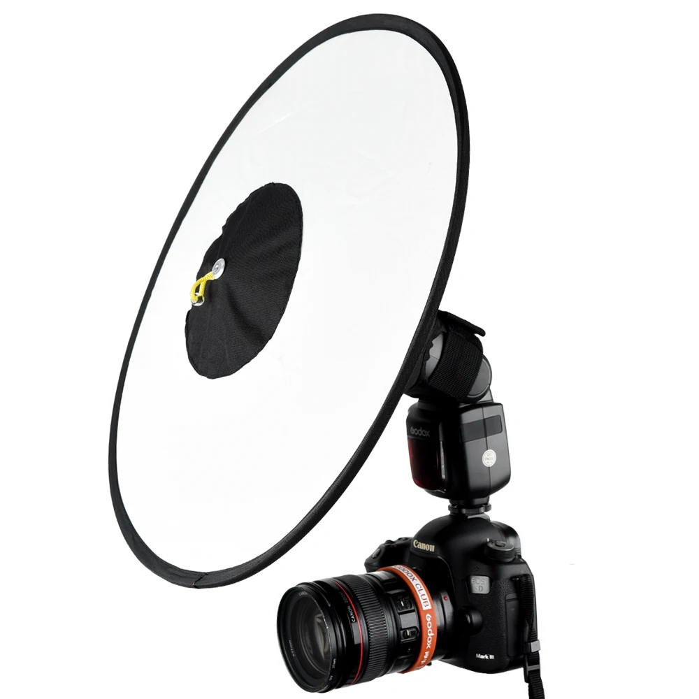 

Godox Conical SoftBox RS18 Portable Foldable Circular Soft Diffuser Universal For Most of the Camera Flash/Speedlite/AD200