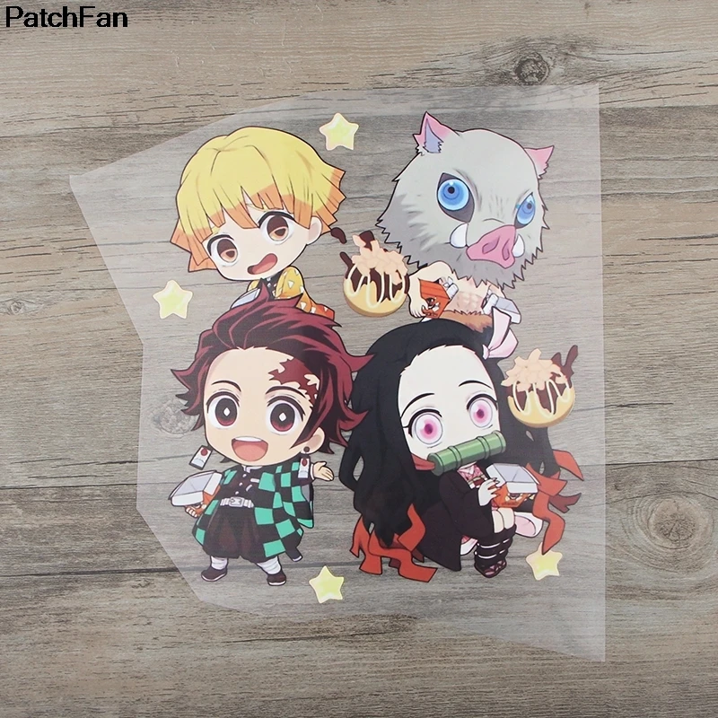 Patchfan офис ТВ-шоу глажка передача патчи тепло пресс наклейки семьи Прекрасный