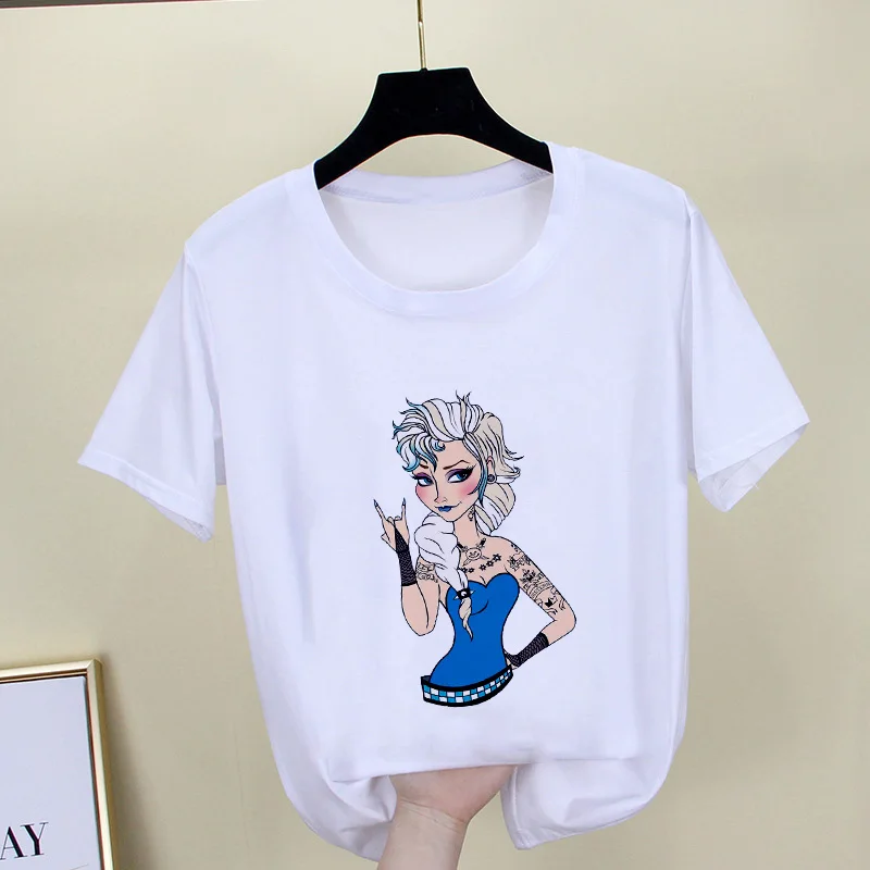 Корейские топы кавайная уличная одежда Женская футболка 2019 летняя графическая