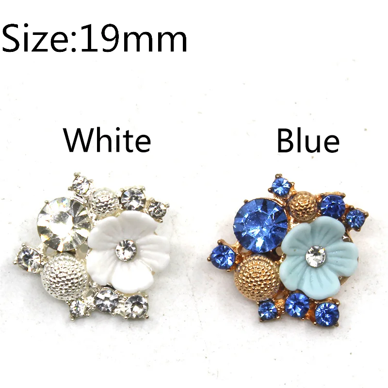 Пуговицы для одежды 10 шт./лот швейные пуговицы со стразами ручная работа два