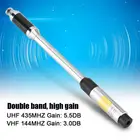 RH-770 Вилочная часть с высоким коэффициентом усиления Dual Band Выдвижная антенна для BAOFENG Kenwood иди и болтай Walkie Talkie иди и оптовая продажа телескопическая антенна