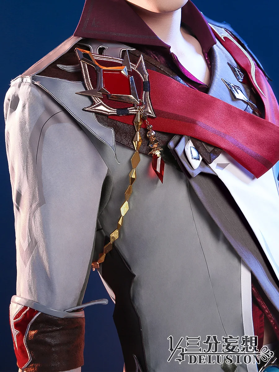 COSLEE Genshin Impact Tartaglia Косплей Костюм Игровой Униформа Хэллоуин Вечеринка Наряд Для