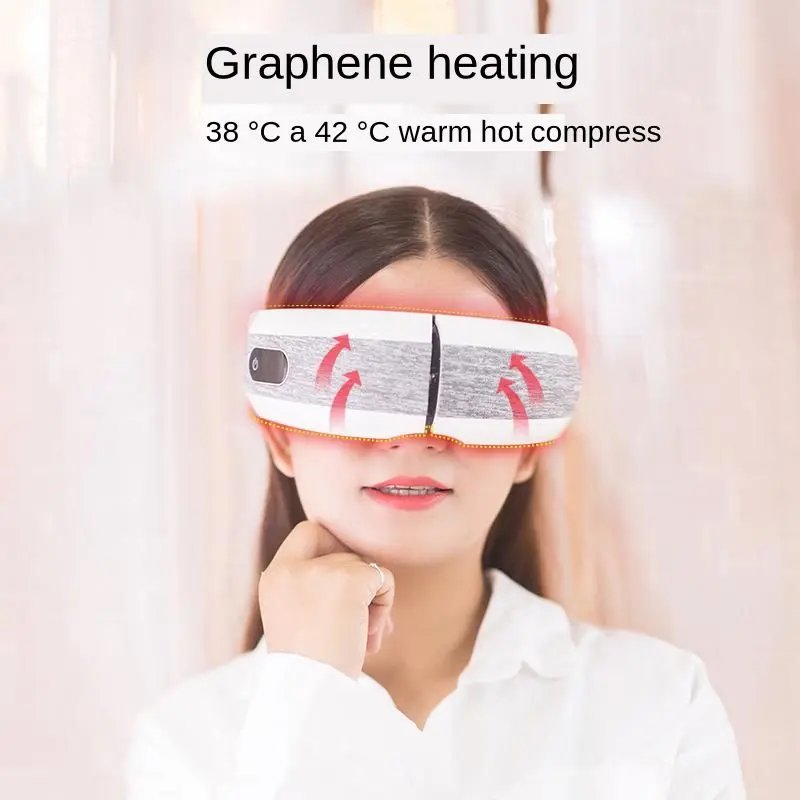 Электрический музыкальный Вибрационный массажер для глаз нагрев воздуха