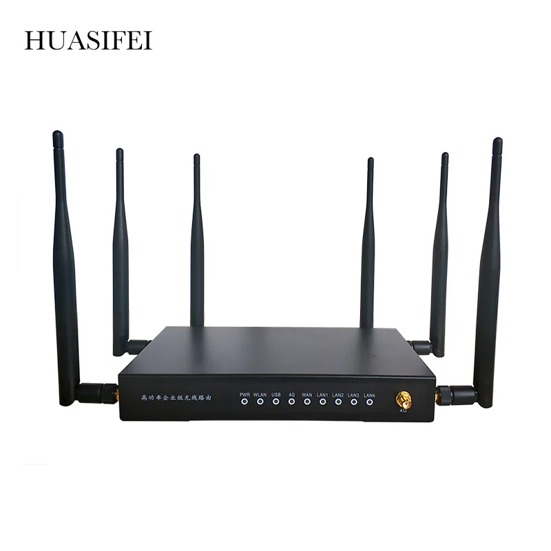 HUASIFEI Industrial QCA IPQ4019 + QCA9886 2100M 4G гигабитный трехдиапазонный Wi-Fi роутер слот для