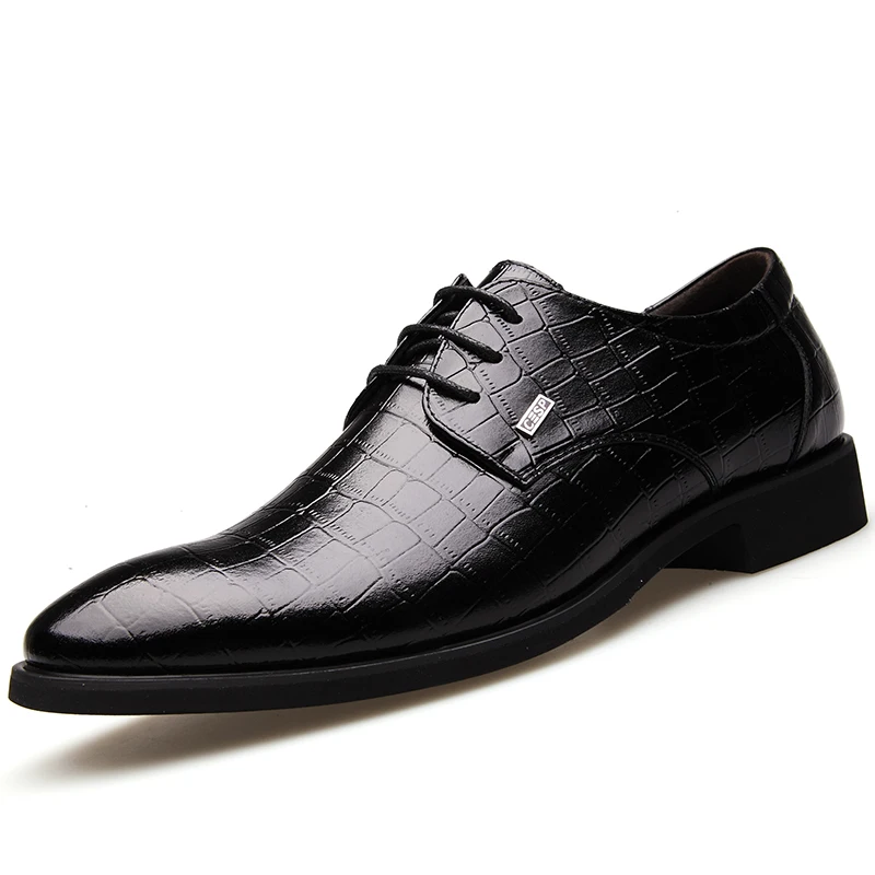 Мужские деловые модельные туфли коричневые черные кожаные оксфорды на плоской