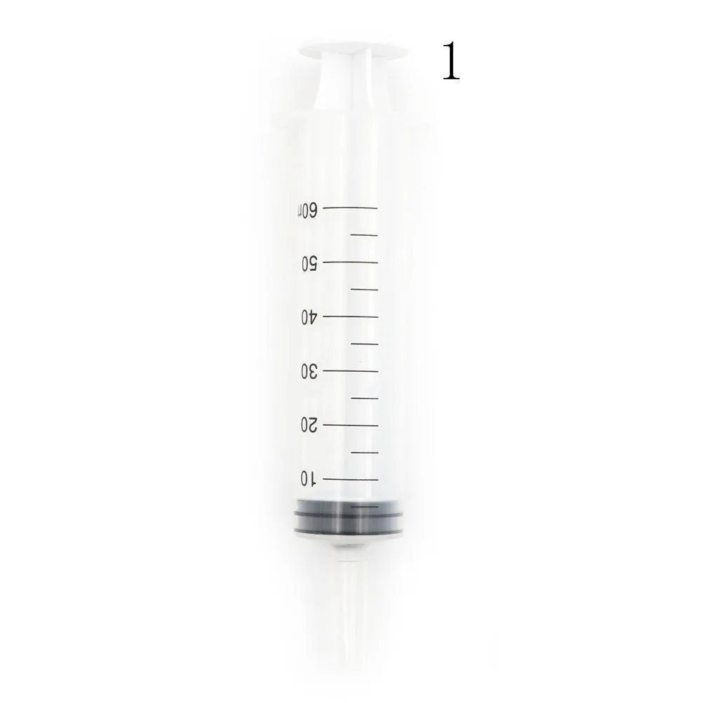 

100ml / 60ml Plastic Reusable Big Large Hydroponics Nutrient Sterile Health Measuring Syringe Tools Cat Feeding Accessories Hot
