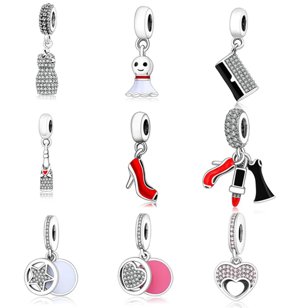 Летняя коллекция 2017 Φ Charm 100% оригинальная тонкая фотография DIY Berloque|silver beads|sterling