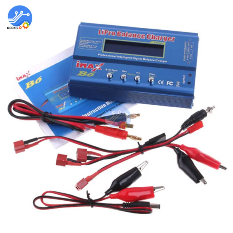 imax b6 li ion battery charger rc lipo nimh nicd battery power bank balancer charge discharger lcd digital display free global shipping