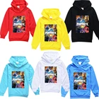 Детские толстовки Fortnites, толстовка с 3D принтом из игры Battle Royale, свитшот для мальчиков и девочек в стиле Харадзюку, топы с рисунками из мультфильмов, одежда для подростков