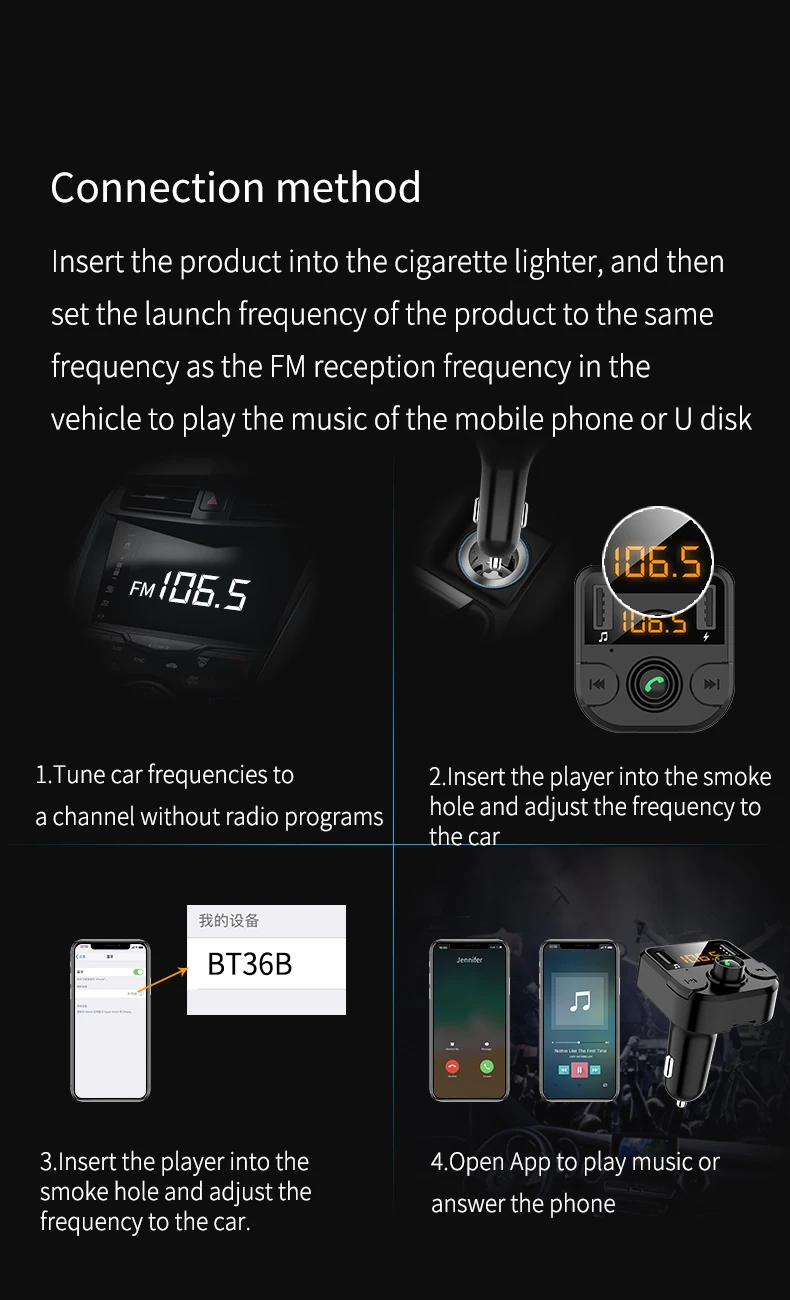 USB Зарядное устройство 3.1A автомобильный комплект Bluetooth 5,0 громкой связи Bluetooth гарнитура для Беспроводной FM для Alfa Romeo 159 147 156 5 Giulietta Mito GT 166 аксессуары