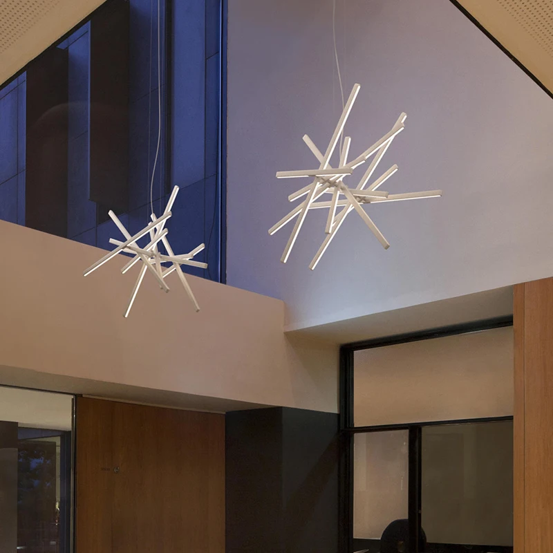 Современная светодиодная подвесная люстра дизайнерская лампа в стиле реплики