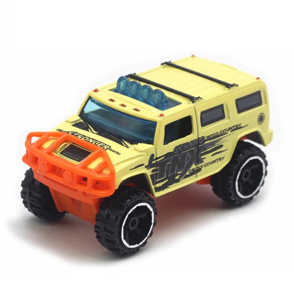 

6Pcs Set Toy Racing Car Alloy Iron Shell Taxi Model Inertia Sliding Rail Car Mini Small Gift Toys for Children Boys