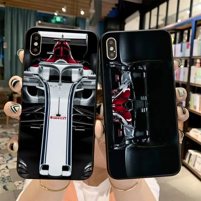 

HPCHCJHM formula 1 race stars DIY Painted Bling Phone Case for iPhone 11 pro XS MAX 8 7 6 6S Plus X 5S SE 2020 XR case