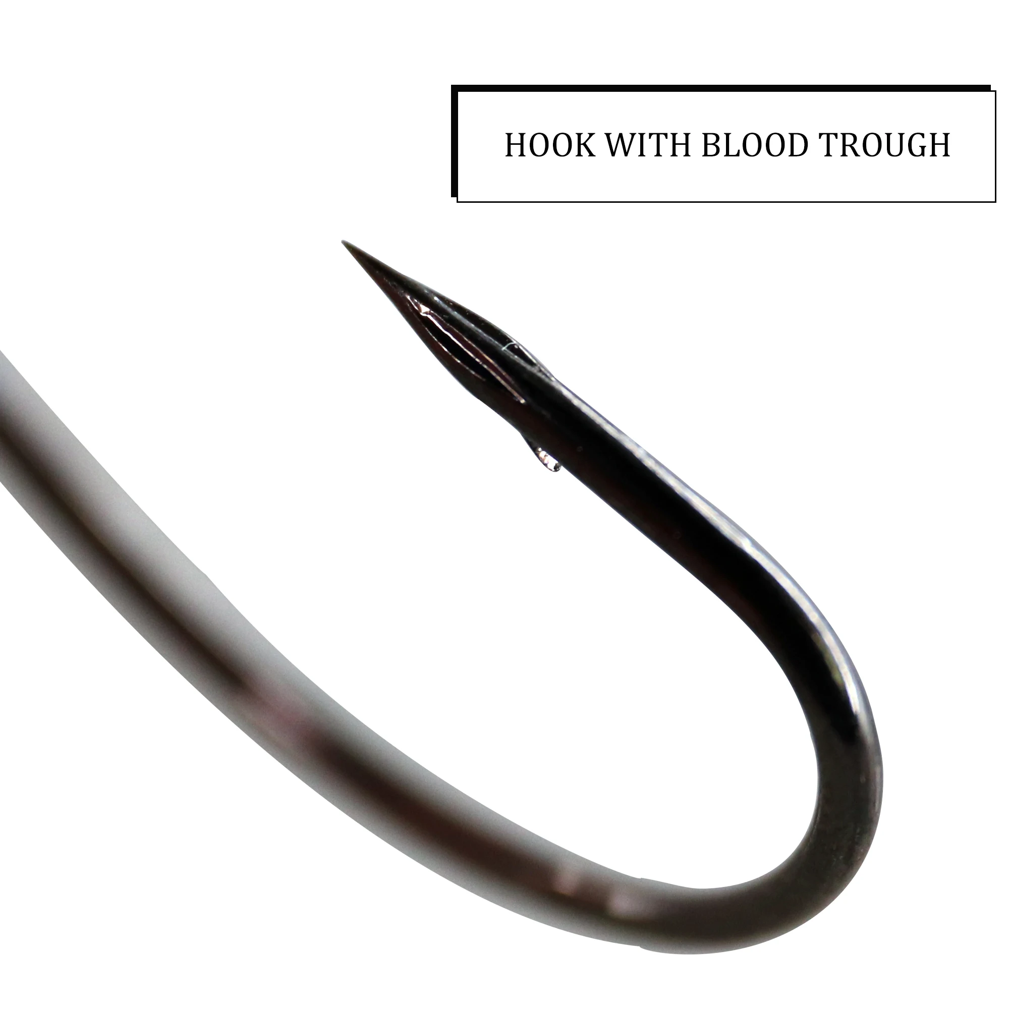 Рыболовный крючок Thkfish острый Смещенный с весом широкий зазор под червя