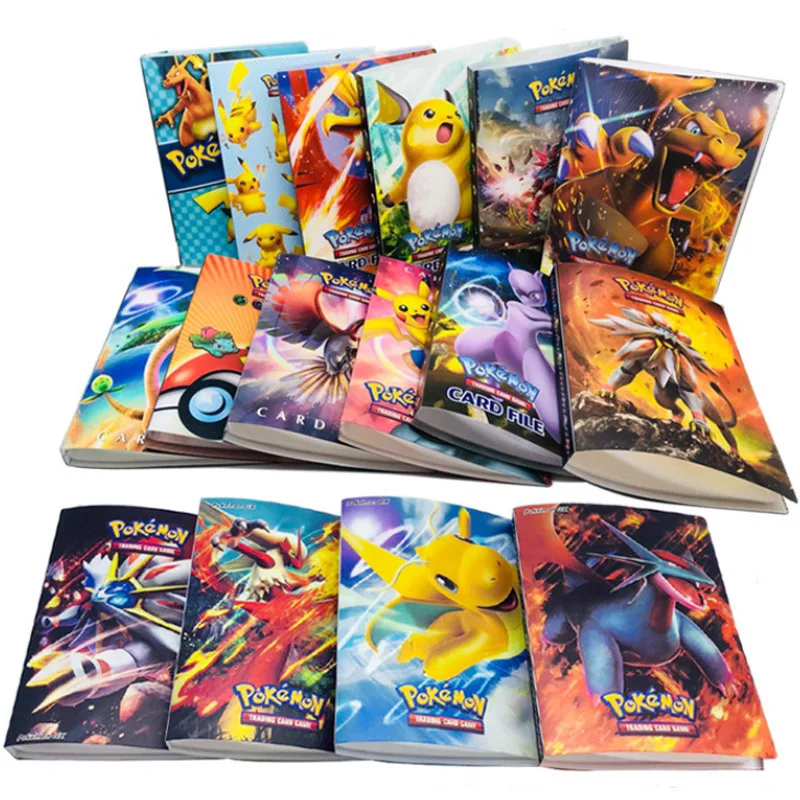 

Pokemon Cards Album Book Cartoon TAKARA TOMY Anime New 240PCS Game Card VMAX GX EX Holder Collection Folder Kid Cool Toy Gift