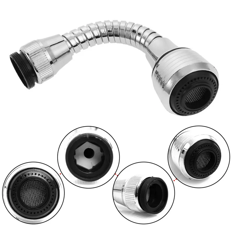 

Stainless Steel 360 Degree Rotatable Water Saving Faucet Tap Aerator Faucet Nozzle Filter Water Faucet Bubbler Aerator