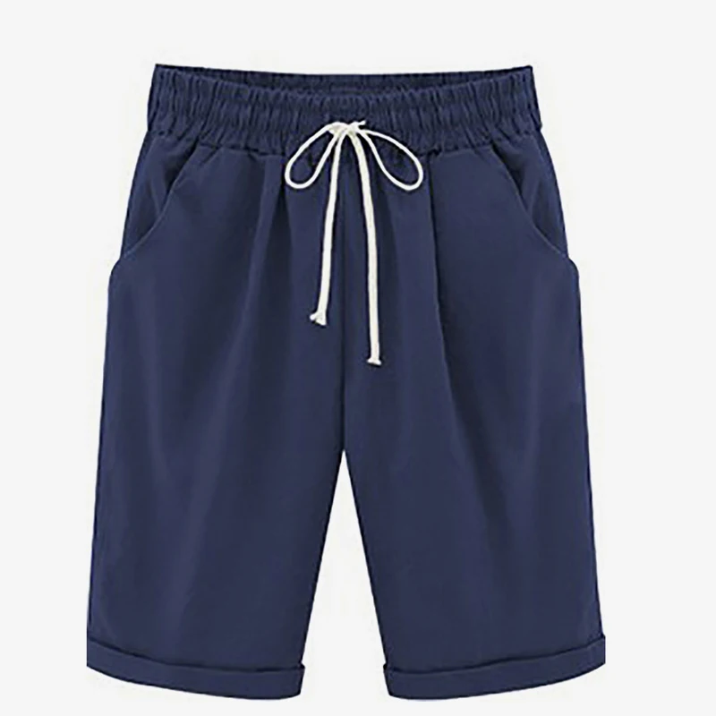 

Women's Solid High Waist Harem Pants Capris Plus Size 6XL Summer Beach Womens Trousers Spring Black Casual Loose Women Clothes