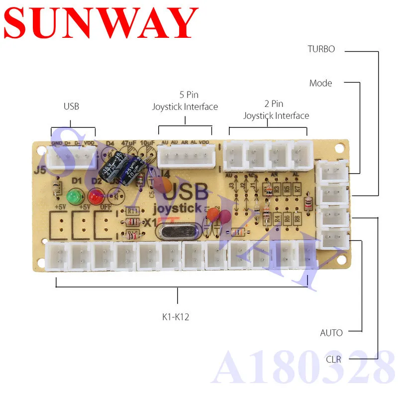 2 шт. USB кодировщик для джойстика и кнопки ПК|usb encoder|zero delay arcadeencoder usb arcade |