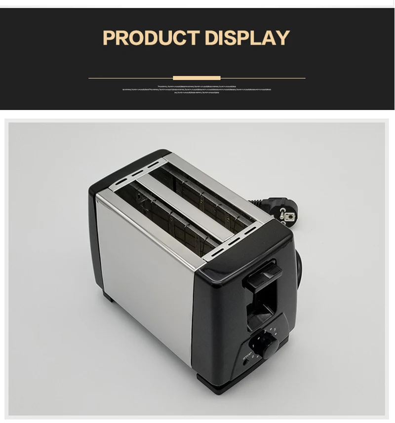 Автоматический тостерный аппарат из нержавеющей стали с подкладкой|Тостеры| |