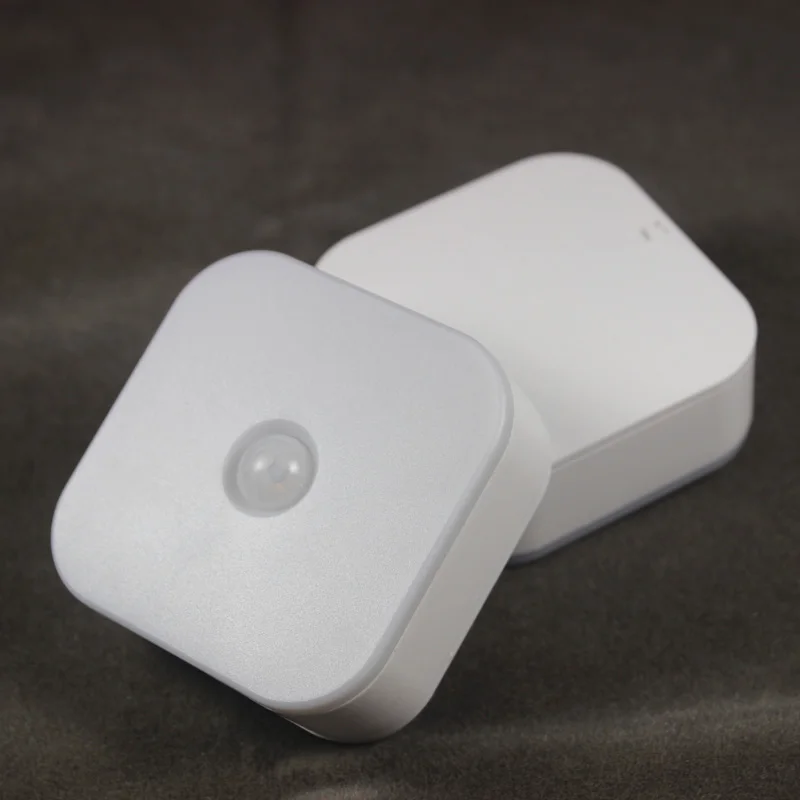 Умный ночник с датчиком движения светодиодный аккумулятором прикроватная лампа