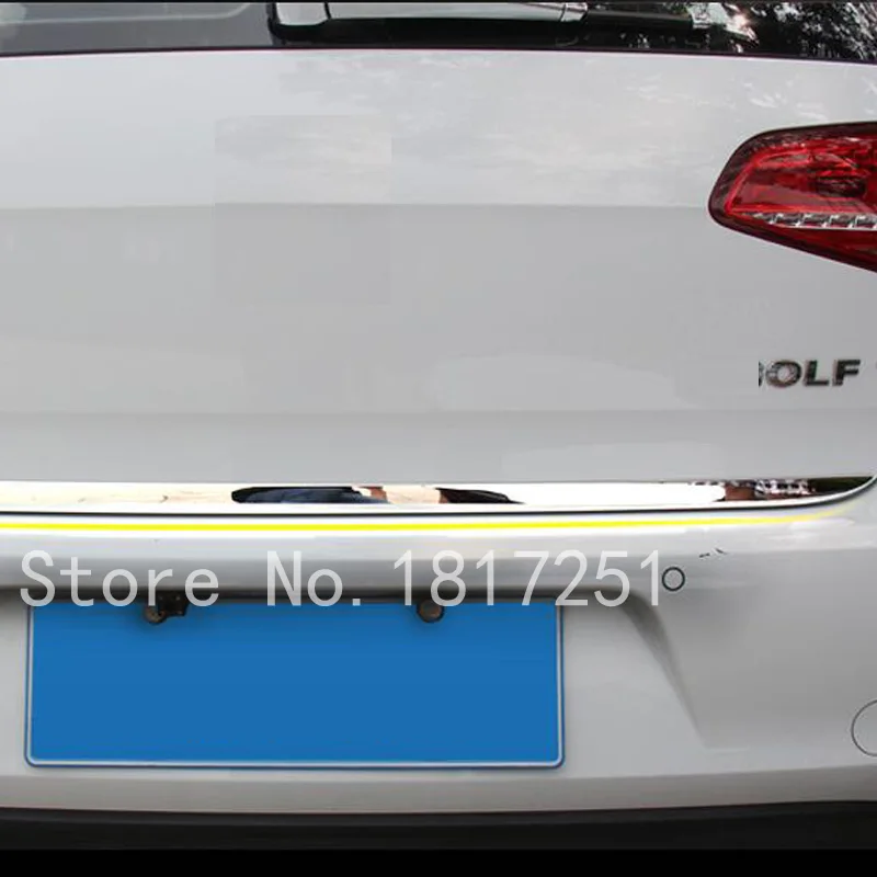 Дверная наклейка для VW Golf 6 MK6 Volkswagen отделка задней двери из нержавеющей стали