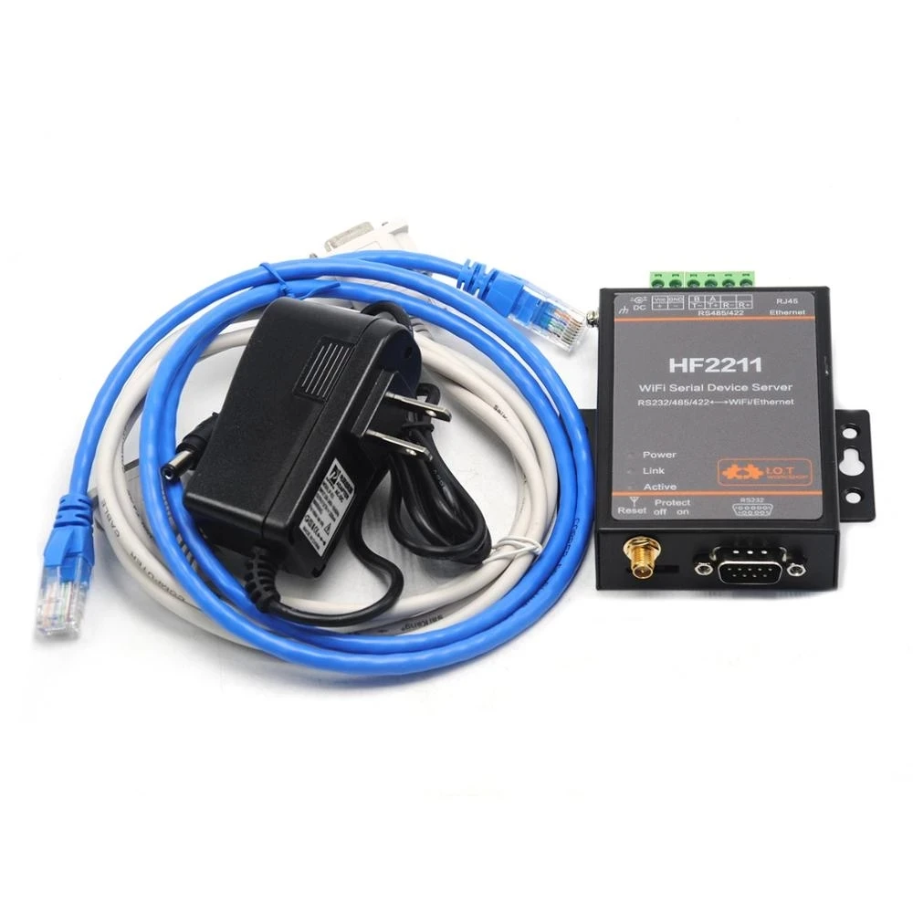 

Последовательный порт HF2211 RJ45 RS232 485 422 последовательный для Ethernet/Wi-Fi конверсионного сервера