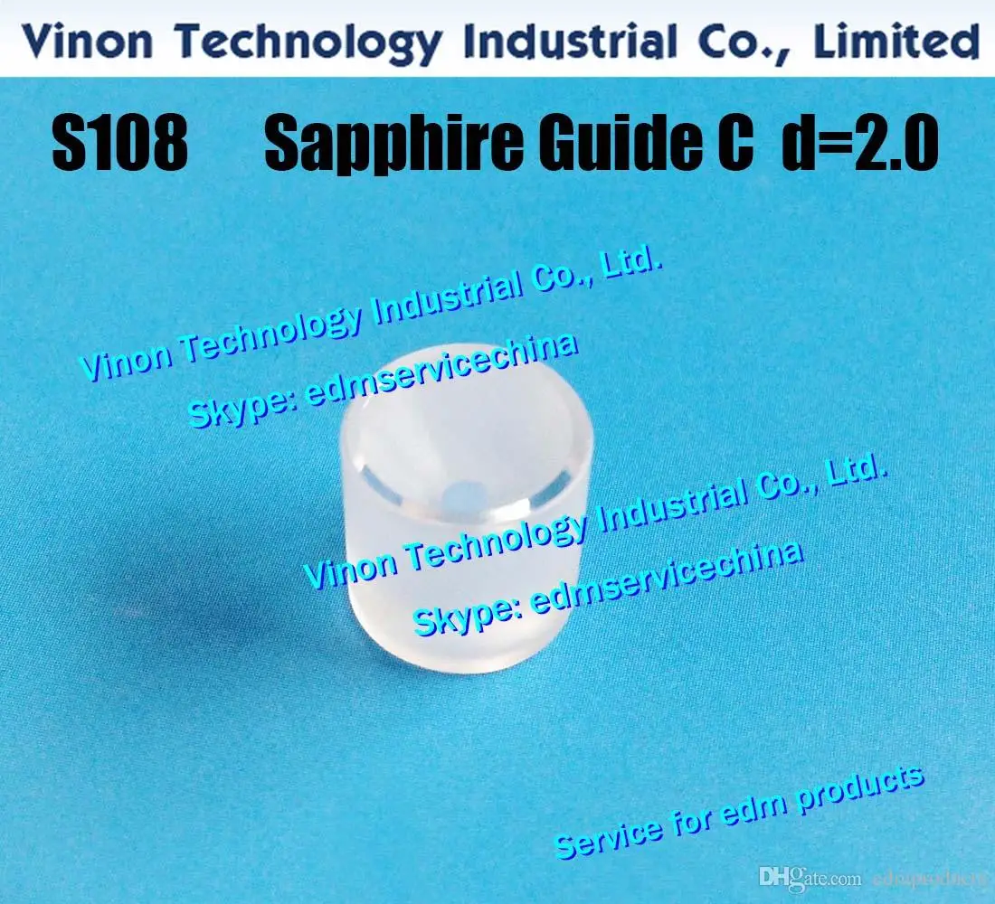 S108 верхняя направляющая sapphire C1 3082269 d = 2 0 мм Sub ESS 24.01.420 0204677 edm типа 90