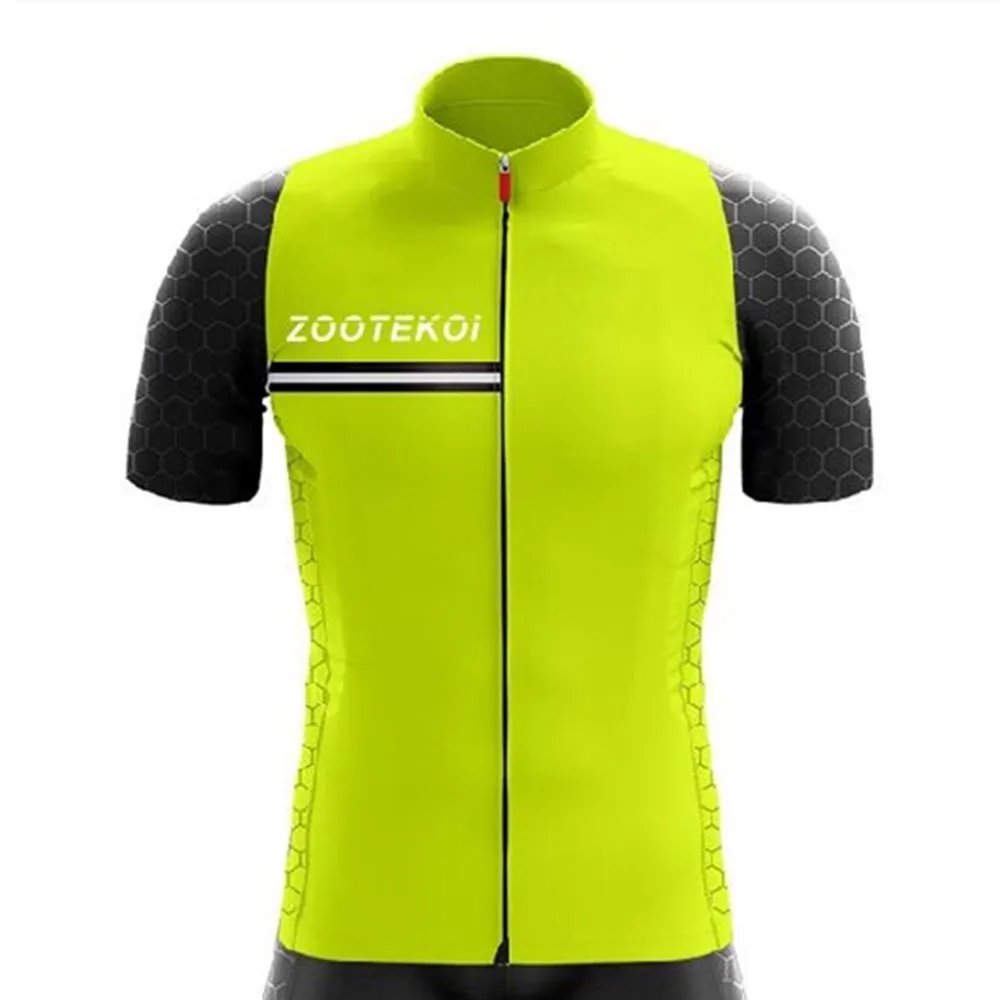Мужская велосипедная майка ZOOTEKOI Pro Road Джерси с коротким рукавом Mtb спортивная