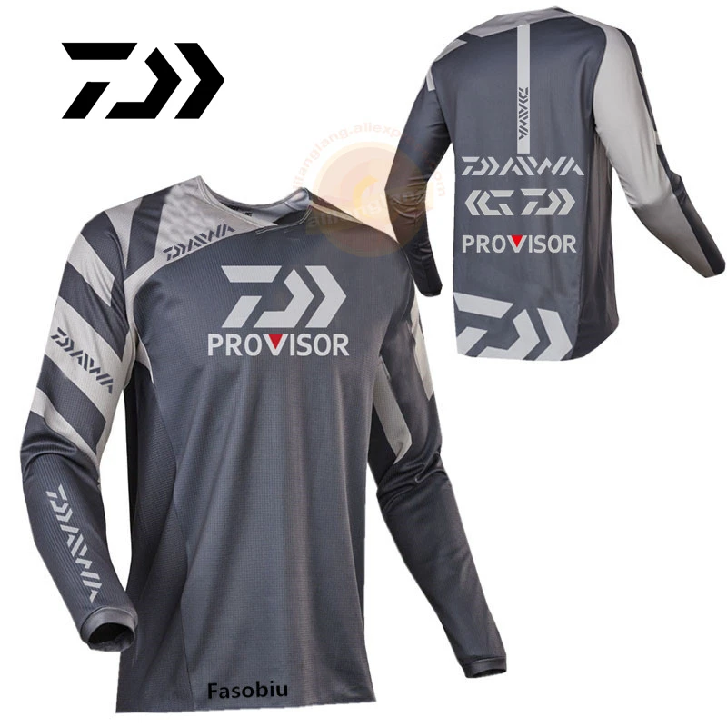

Outdoor Sunscreen Fishing Clothing Breathable Perspiration Daiwa Fishing Clothes Anti-mosquito Ultra-thin Hiking Fishing Shirt